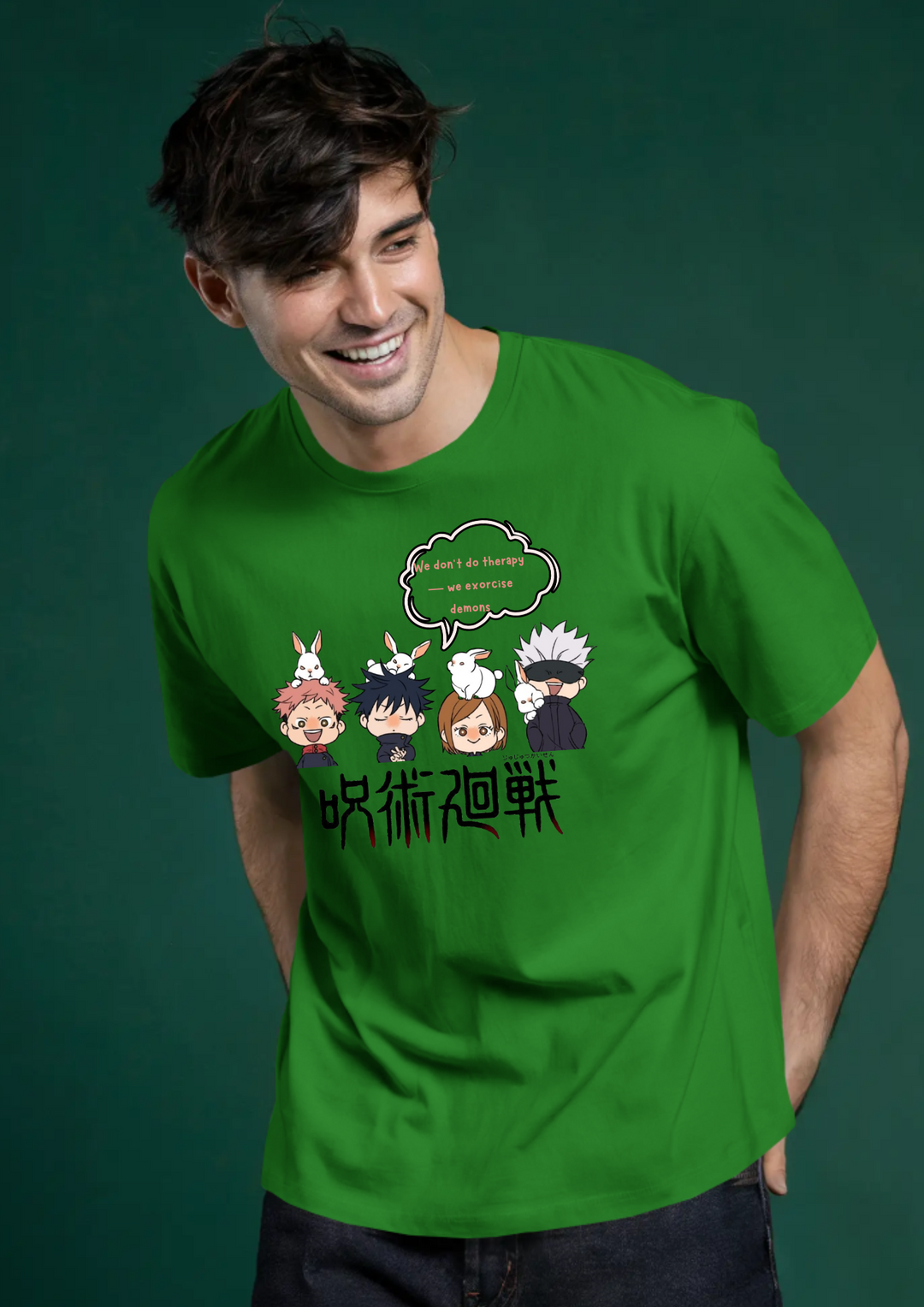 Jujutsu Kaisen Friendship Theme Unisex Regular Fit Tshirt