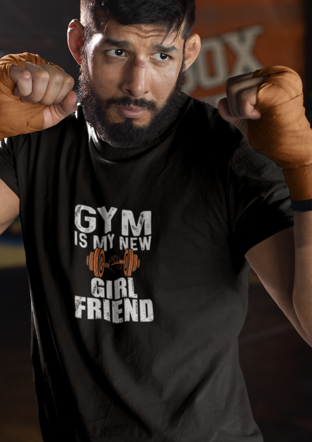 Gym is my new girlfriend- Men regular fit
