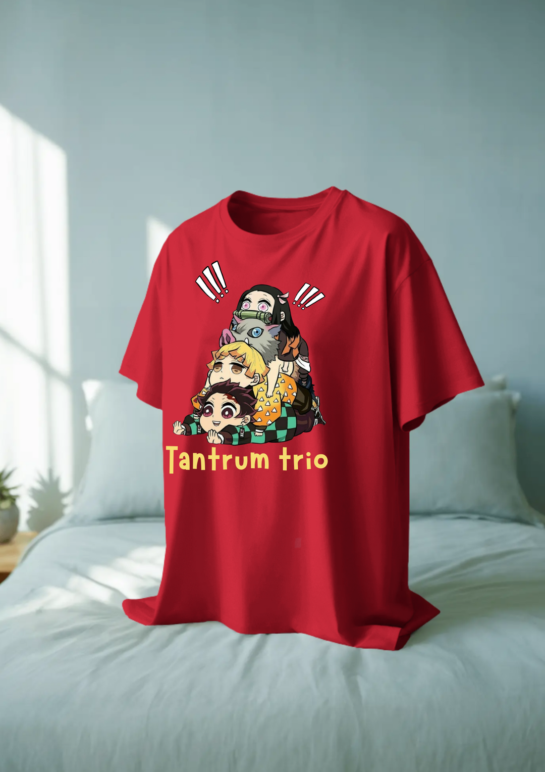 Tantrum Trio Friendship Theme Unisex Regular Fit T-shirt