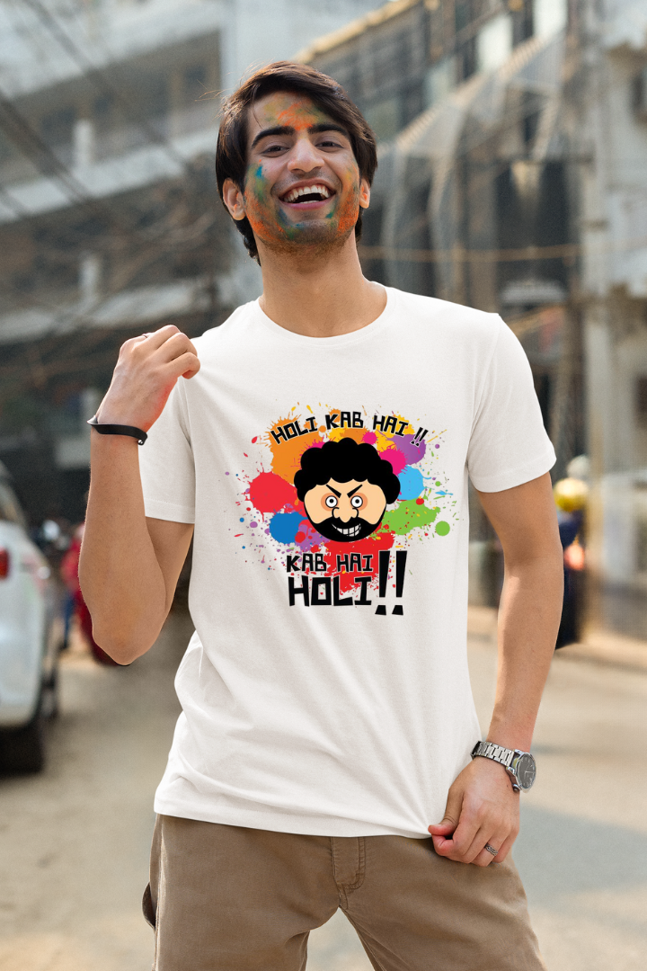 Holi Kab Hai? (Gabbar)- Men regular fit