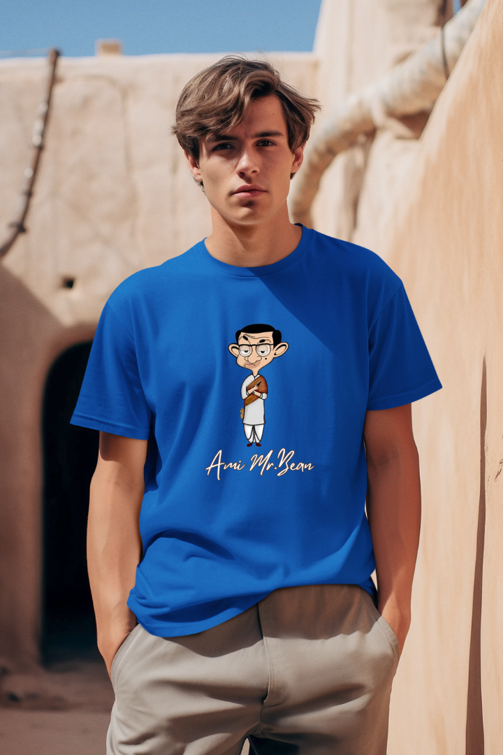 Ami Mr.Bean- Premium Blue Men T-shirt