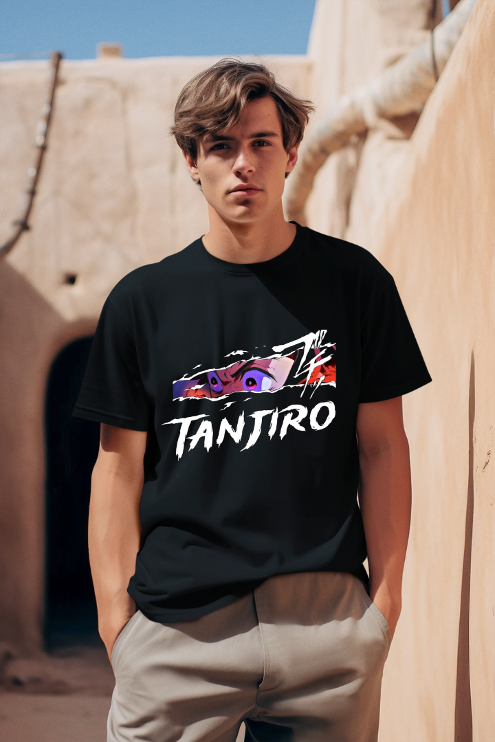 Tanjiro Anime Print- Premium T-shirt
