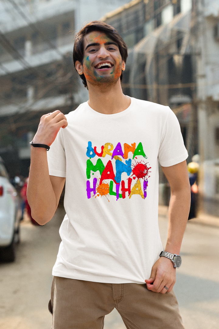 Burana Mano Holi Hai- Men regular fit