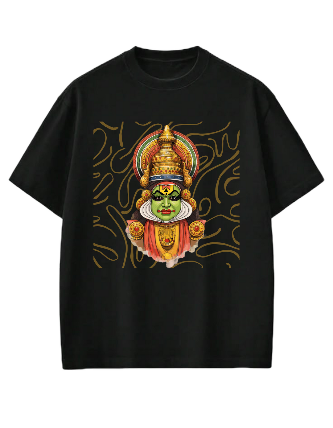 Kathakali Print Unisex Regular Fit T-shirt