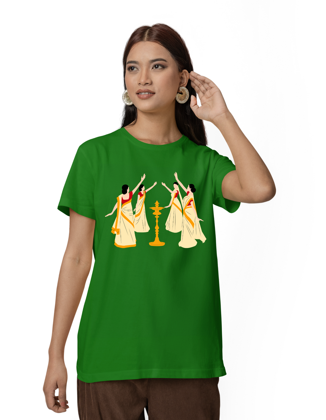Thiruvathirakali Onam Theme Unisex Regular Fit T-shirt