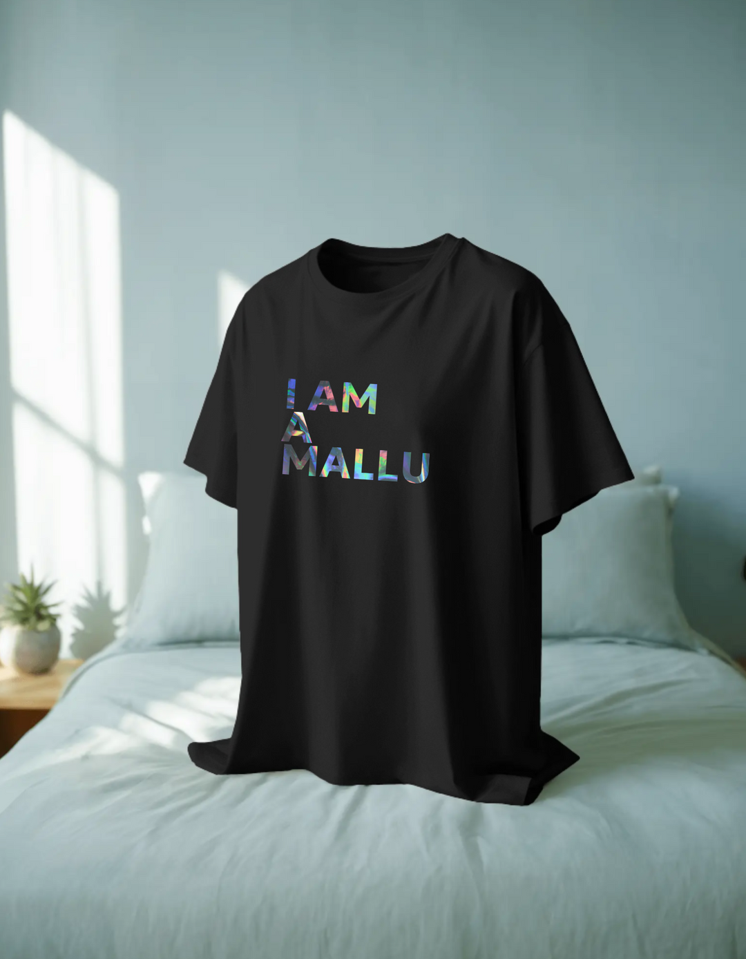 I AM Mallu Print Unisex Regular Fit T-shirt