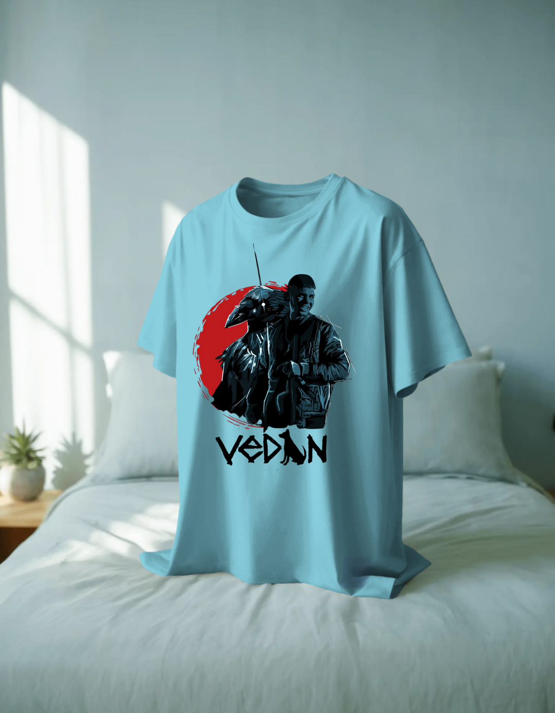 Vedan Print Unisex Regular Fit T-shirt