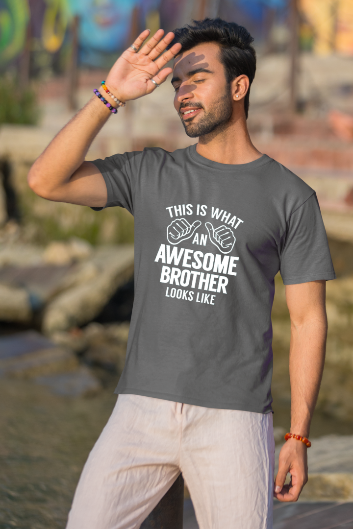An Awesome Brother Rakshabandhan Unisex Adult Premium T-shirt