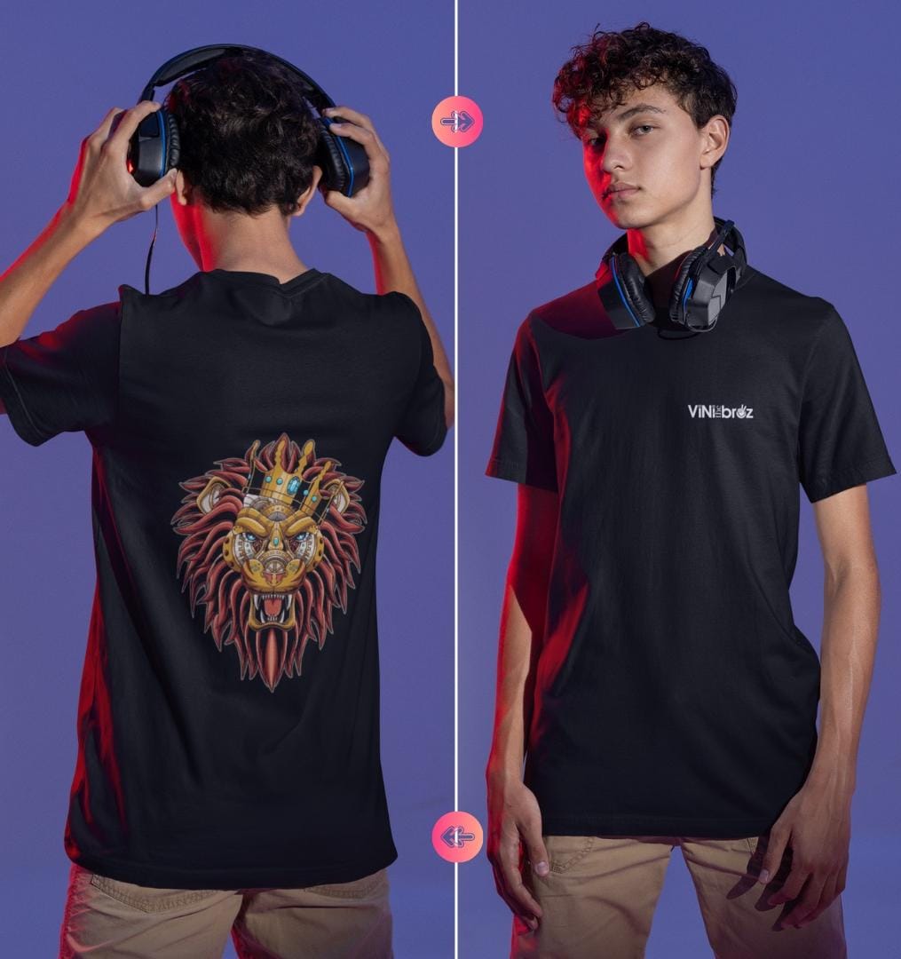 Animal Tees- Men front and back print