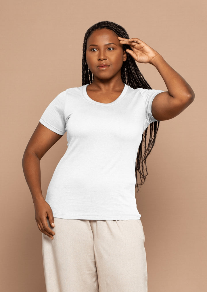 Pick Any 3 – Women Solid Slim Fit Premium Cotton Tees