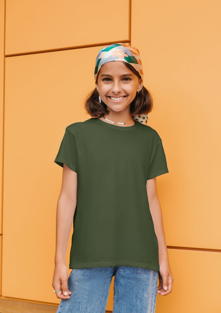 Pick Any 3 – Kids Solid Regular Cotton Tees