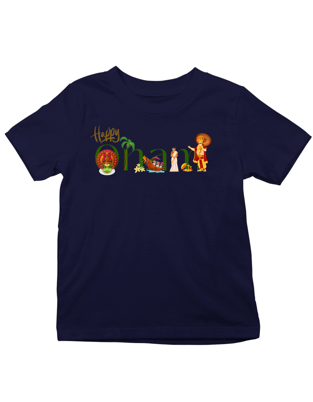 Onam Theme Kids Unisex Regular t-shirt