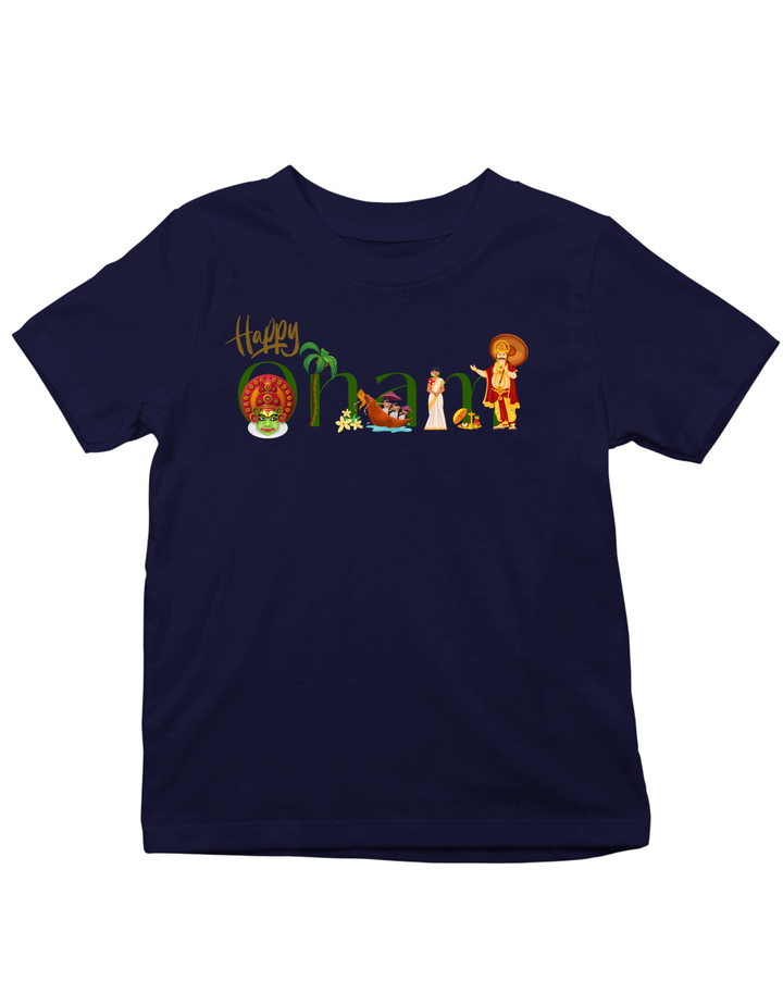 Onam Theme Kids Unisex Regular t-shirt