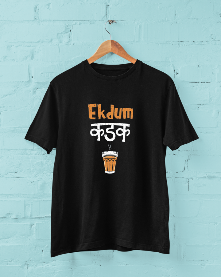 Ekdum Kadak Chai Graphic Regular Fit T-shirt