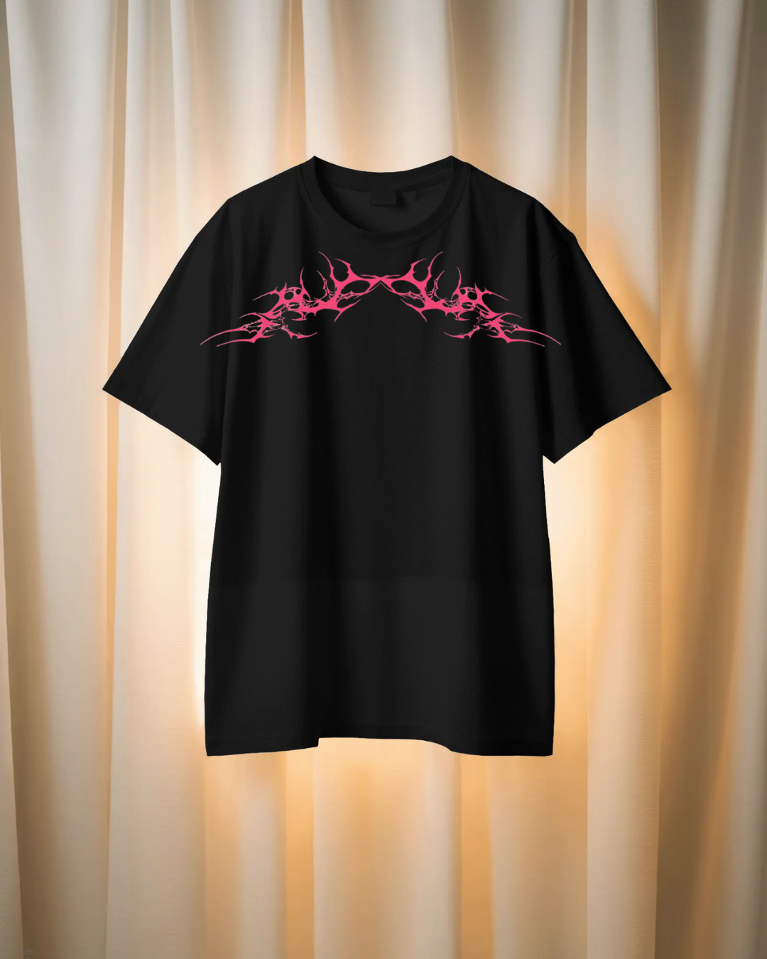 Moonlit Rebirth Oversize Unisex T-shirts - Front and Back print