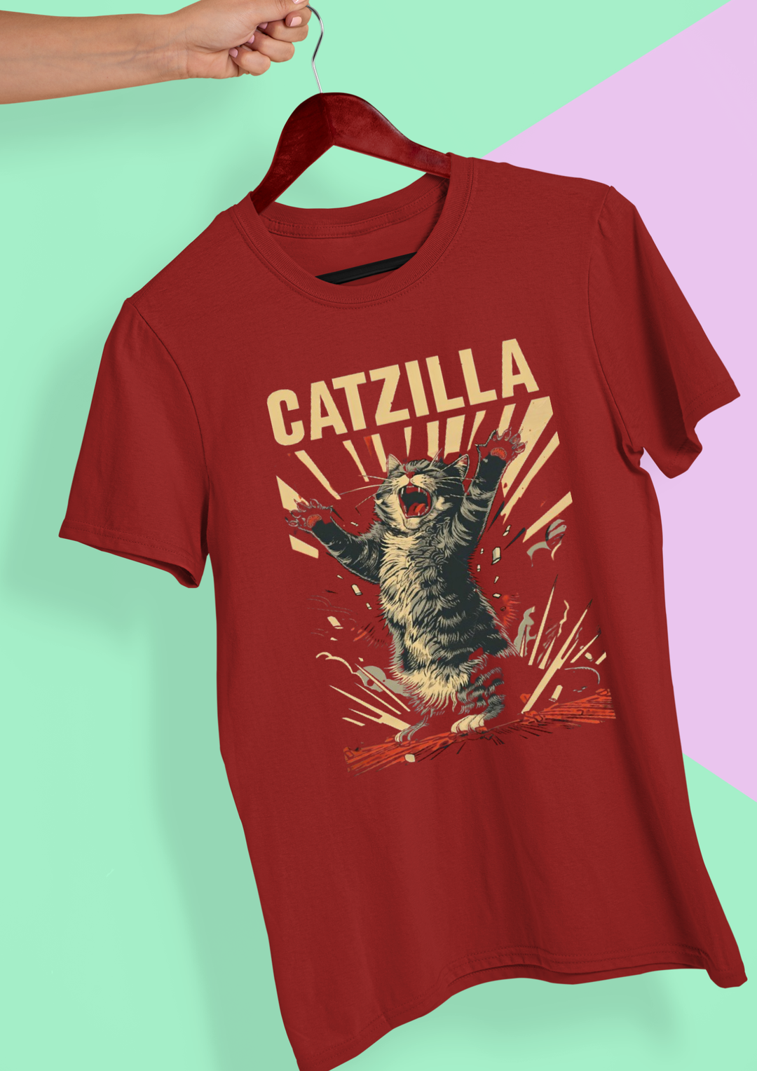 Catzilla Unisex Cotton Regular fit T-shirt