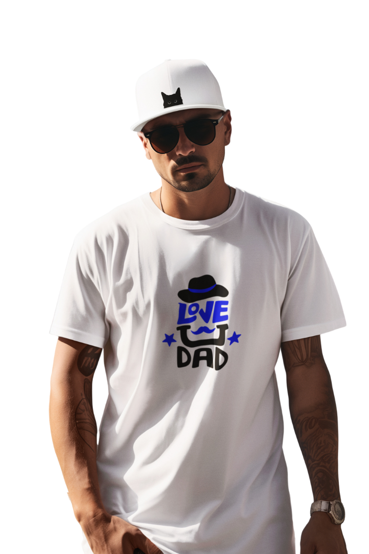 Love U DAD- Men Regular Fit