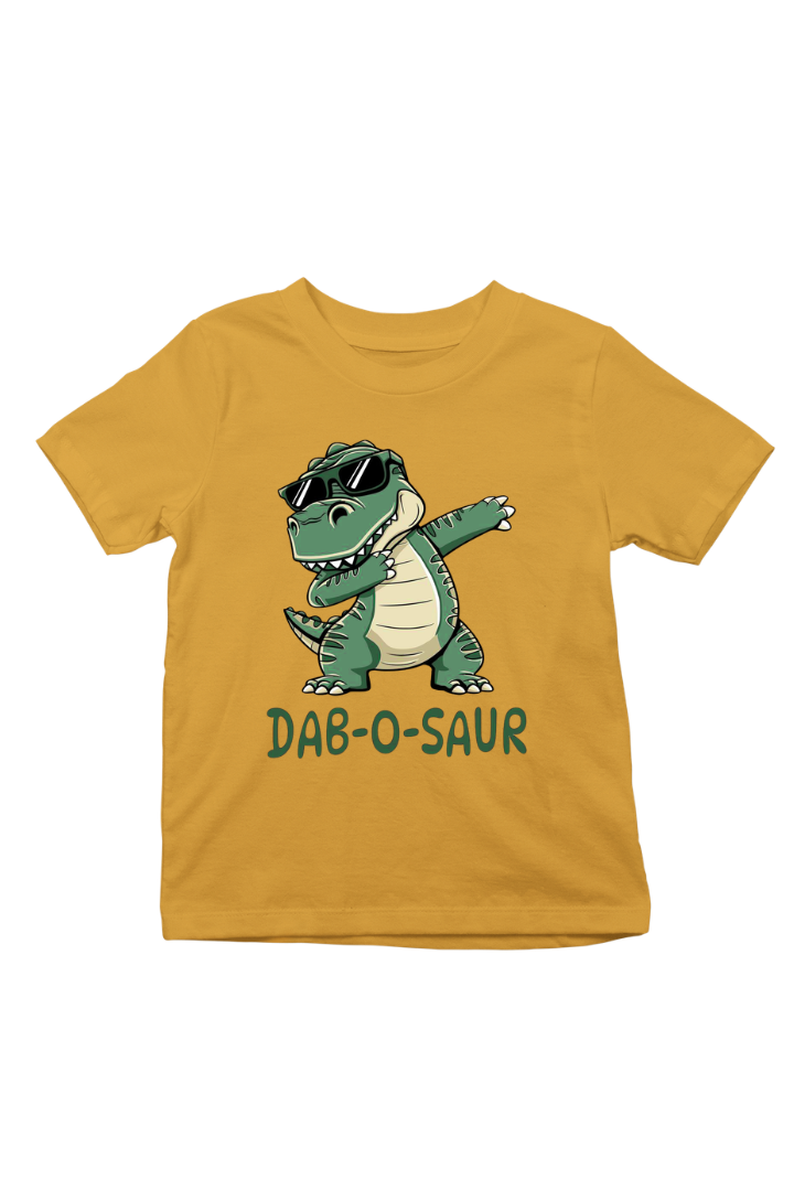 Dab-O-Saur Cotton print Kids Unisex t-shirt