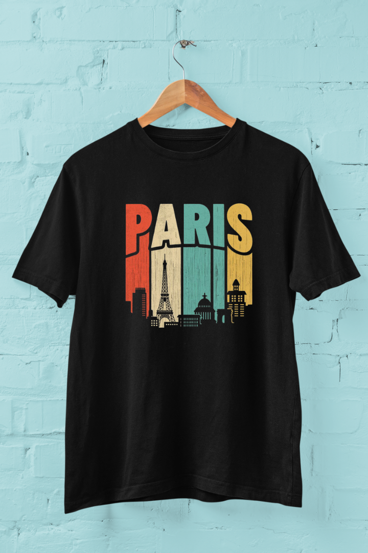 Paris Unisex Cotton T-shirt