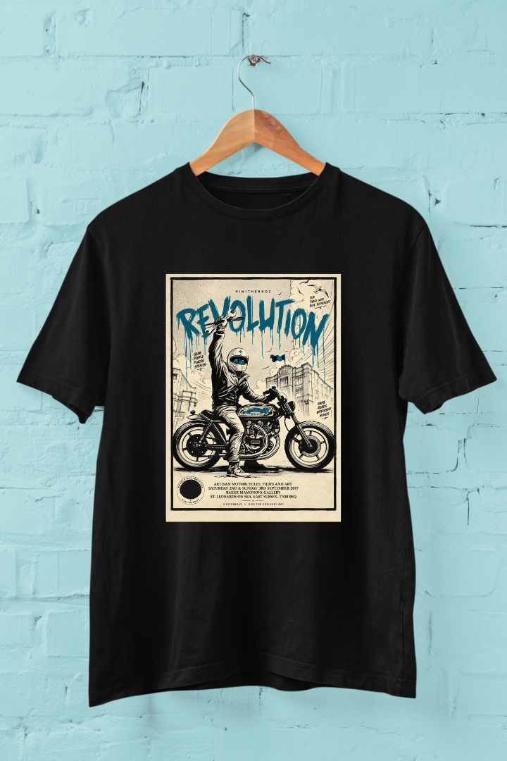Revolution Graphic Unisex Cotton T-shirt