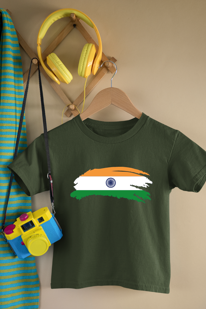 Indian Flag Kids Unisex Regular t-shirt