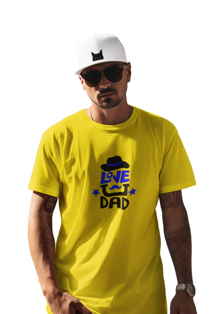 Love U DAD- Men Regular Fit