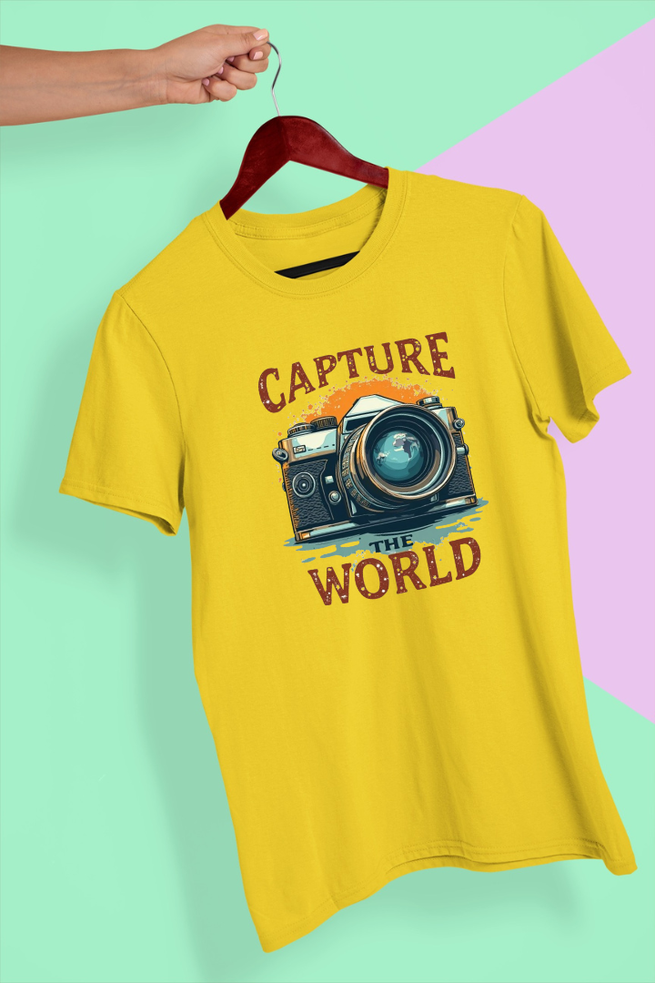Capture World Unisex Cotton T-shirt