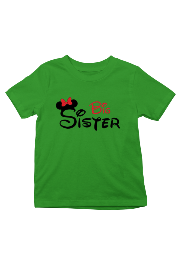 Big Sister Print Kids Unisex t-shirt
