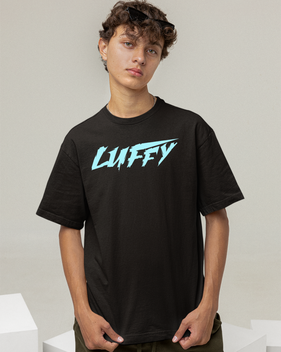 Luffy Oversize Unisex T-shirts - Front and Back print