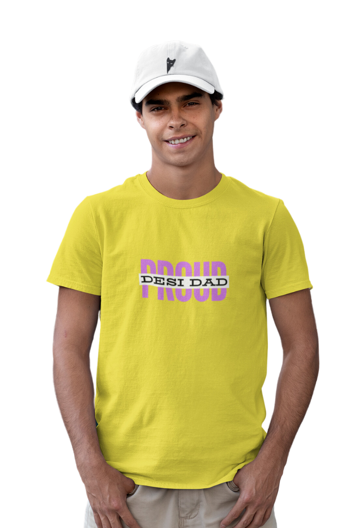 Proud Desi DAD - Men Regular Fit