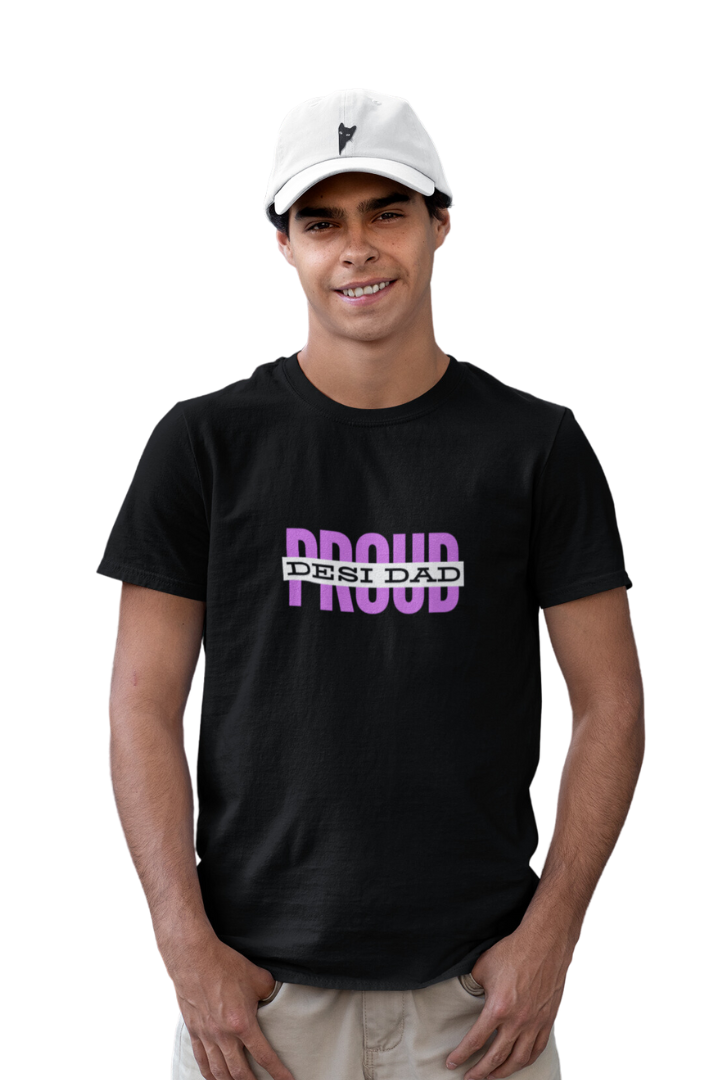 Proud Desi DAD - Men Regular Fit