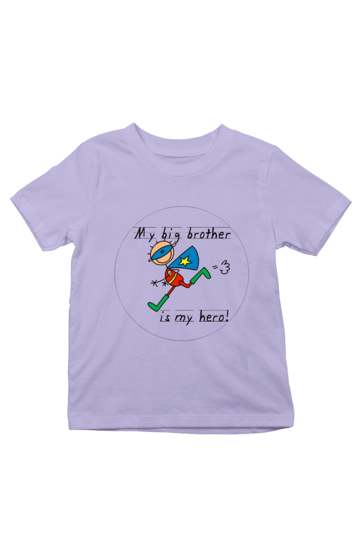 My Big Brother Is My Hero Rakshabandhan Print Kids Unisex t-shir