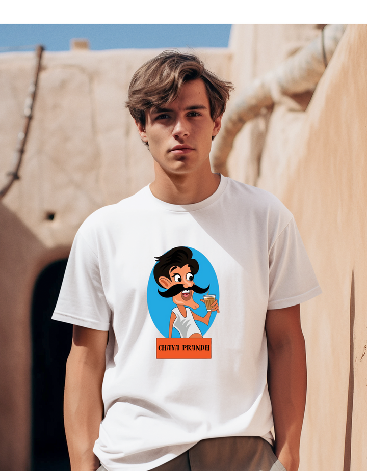 Chaya Prandh Print Unisex Regular Fit T-shirt