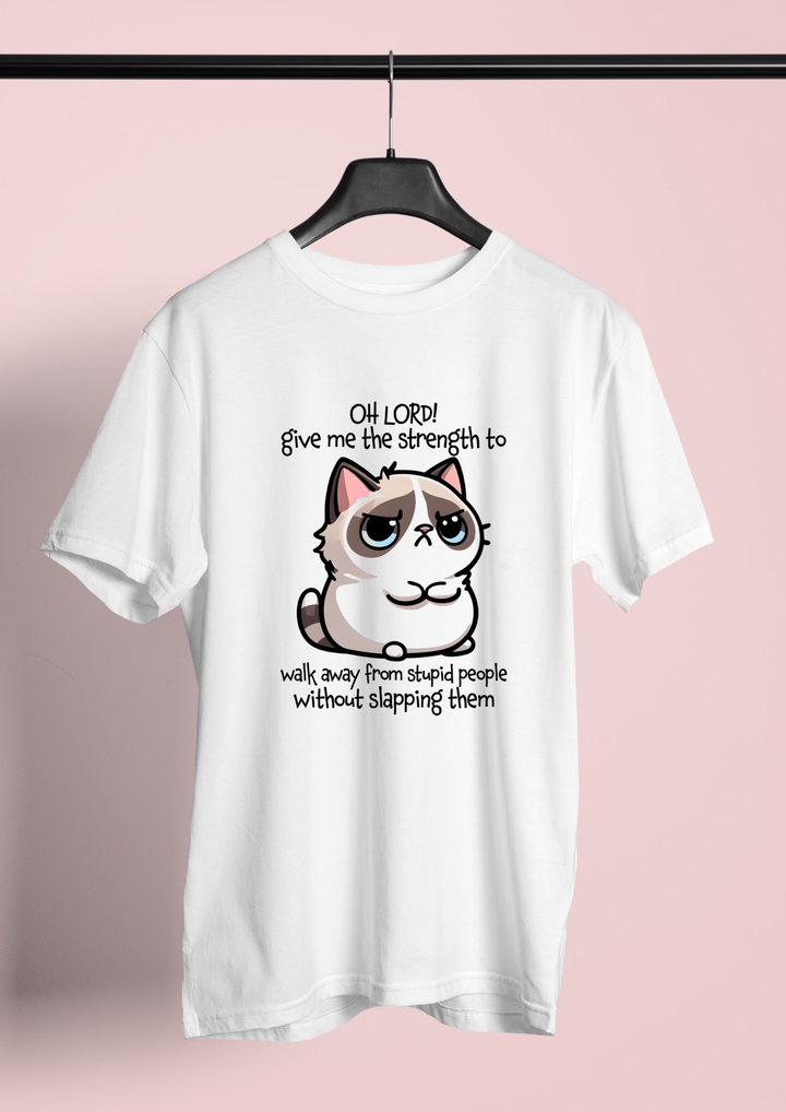 Sarcastic Cat Graphic Unisex  T-shirt