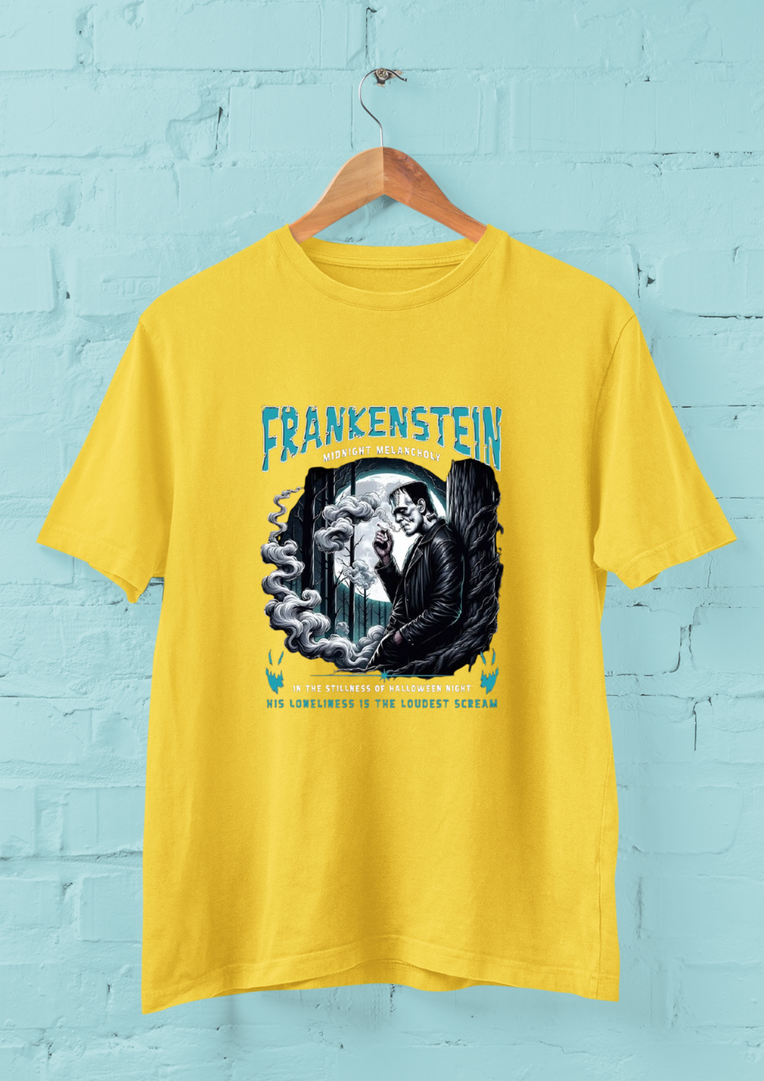 Frankenstein Unisex Cotton Regular fit T-shirt