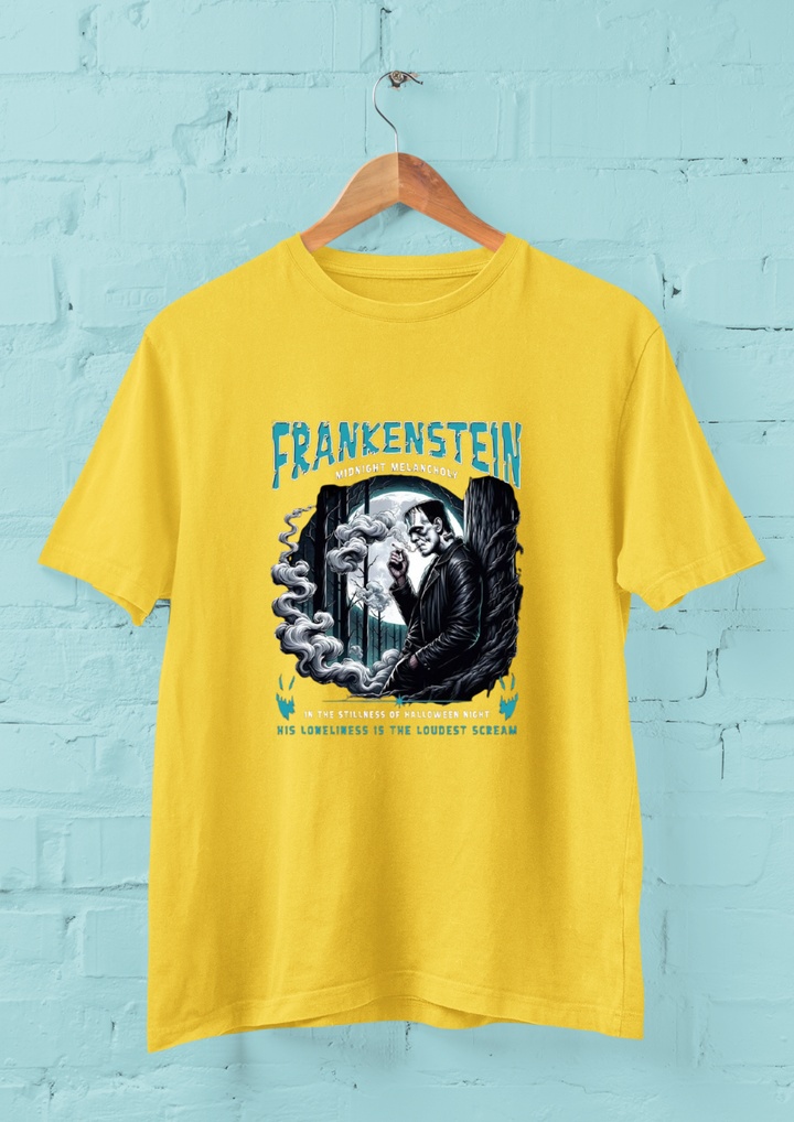 Frankenstein Unisex Cotton Regular fit T-shirt
