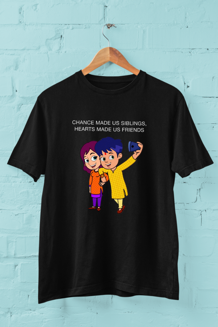 Sibling Theme Print Unisex Cotton T-shirt