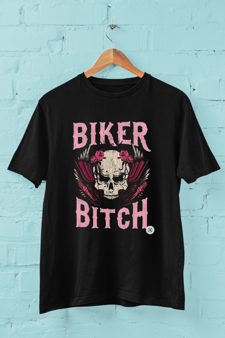 Biker Bitch Unisex Cotton T-shirt