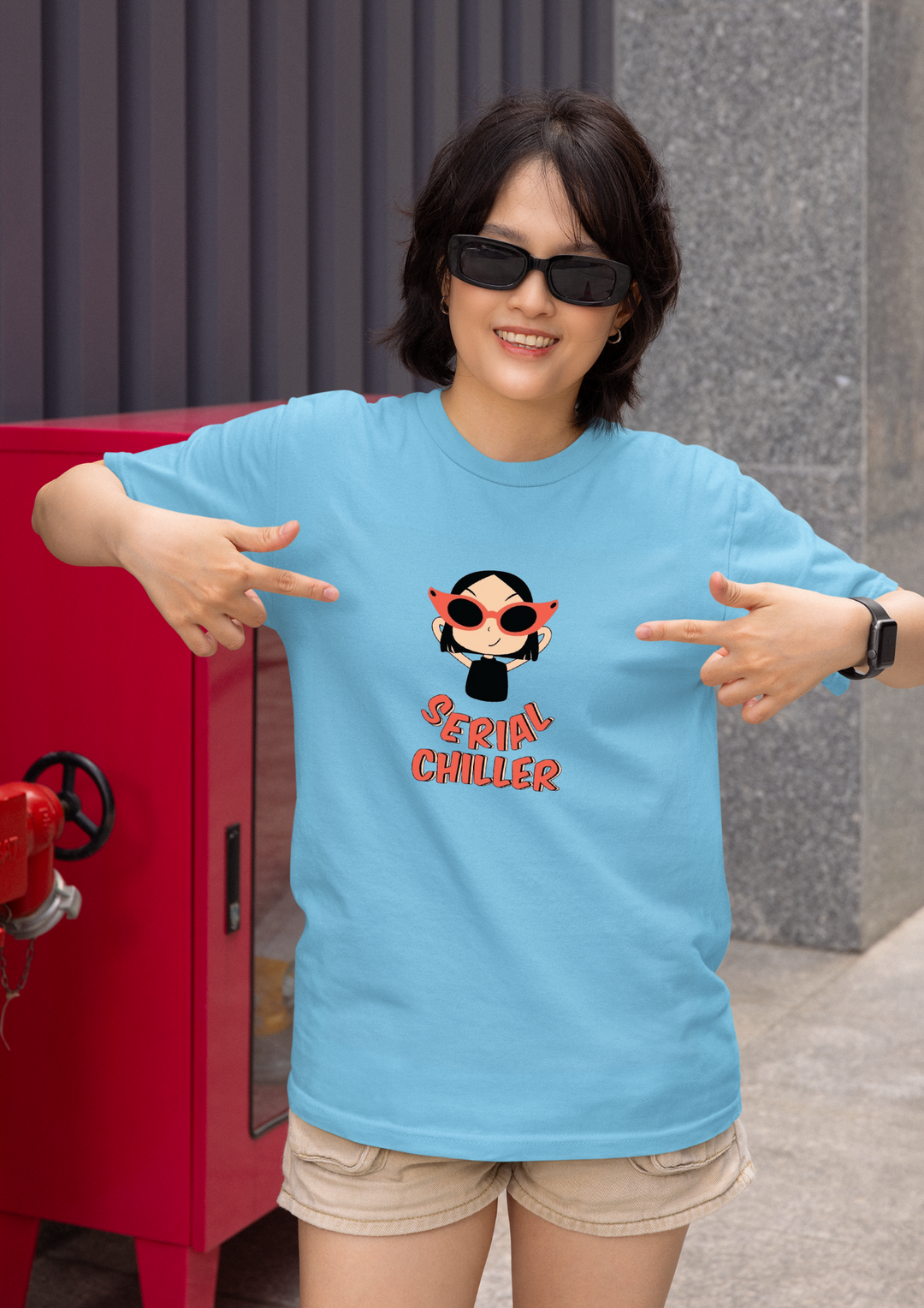 Serial Chiller Friendship Theme Unisex Regular Fit Tshirt