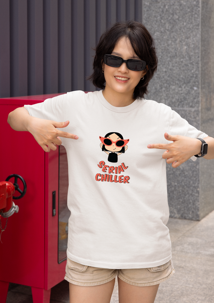 Serial Chiller Friendship Theme Unisex Regular Fit Tshirt