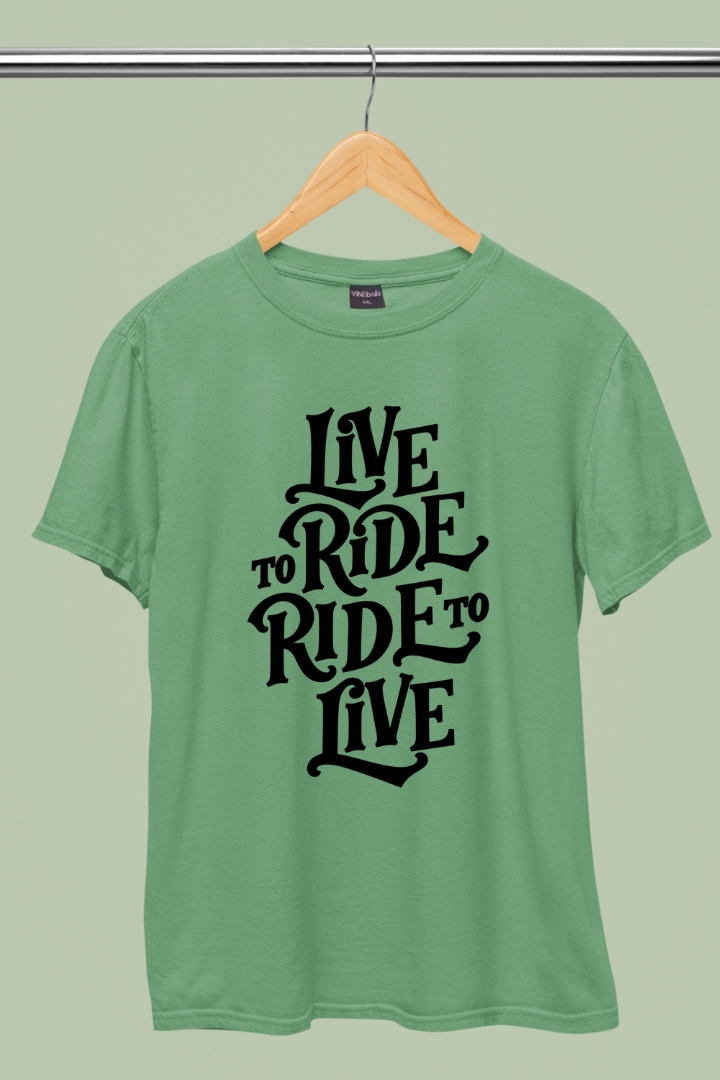 Live to Ride, Ride to Live Unisex Cotton T-shirt