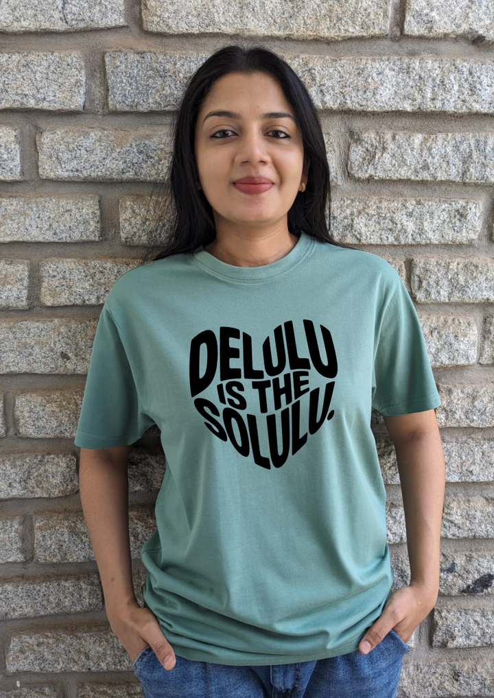 Delulu Is The Solulu Unisex Cotton T-shirt