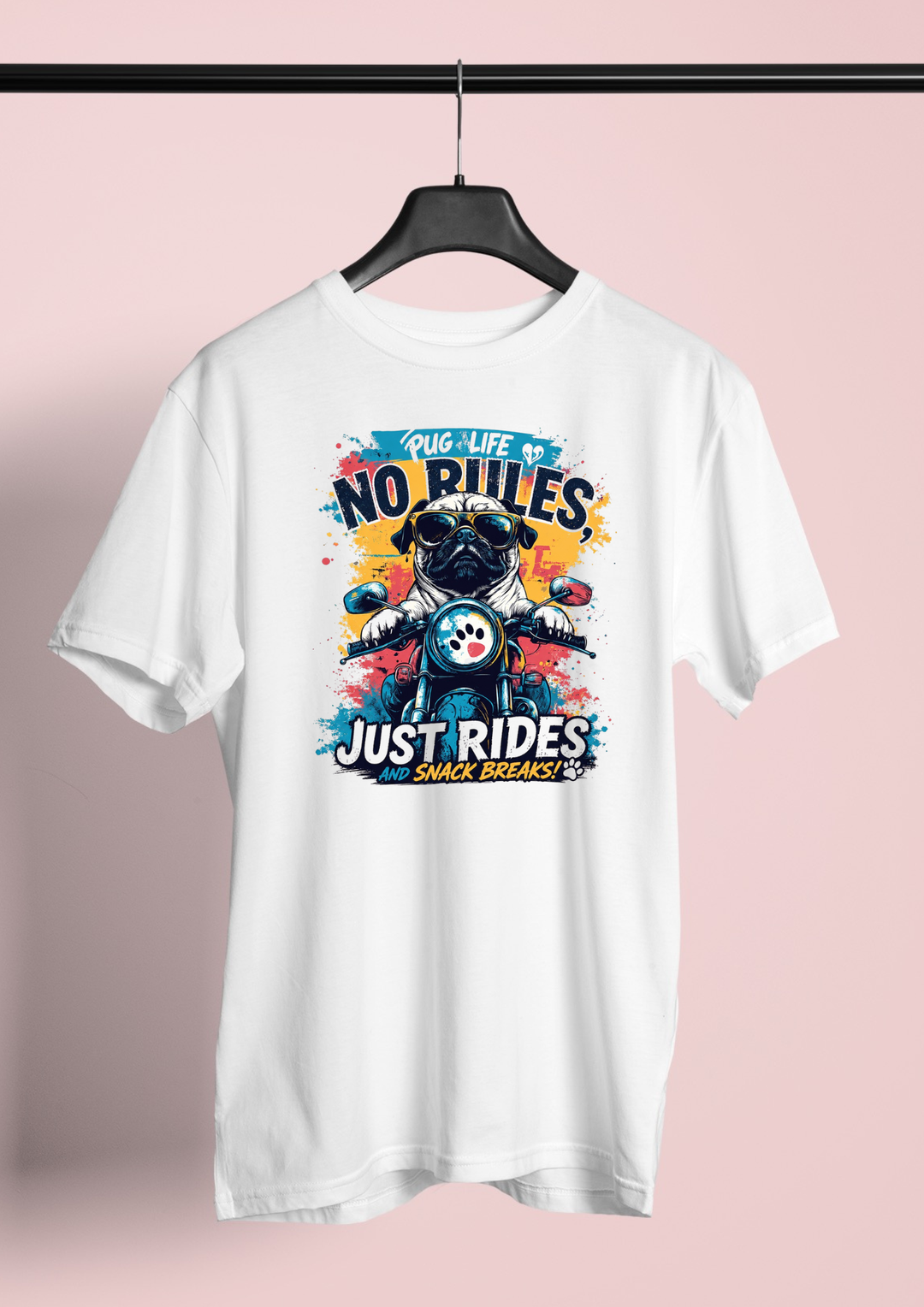 No Rules Just Rides Graphic Unisex  T-shirt