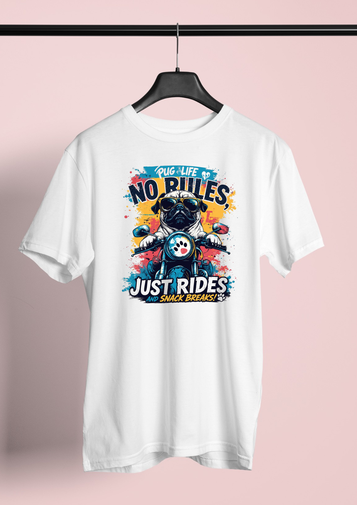 No Rules Just Rides Graphic Unisex  T-shirt