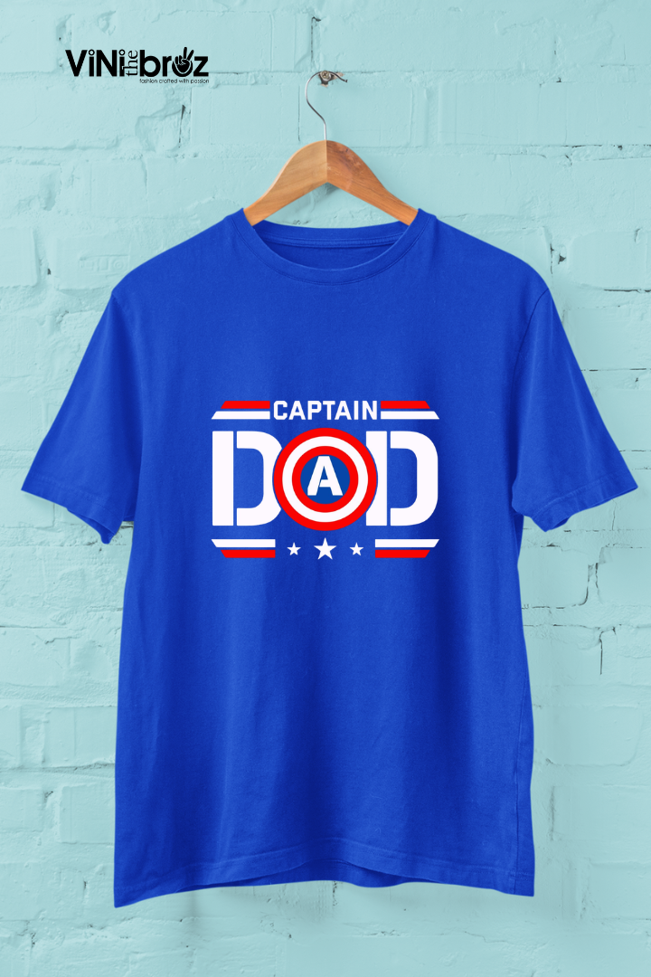Captain Dad Unisex Regular T-shirt