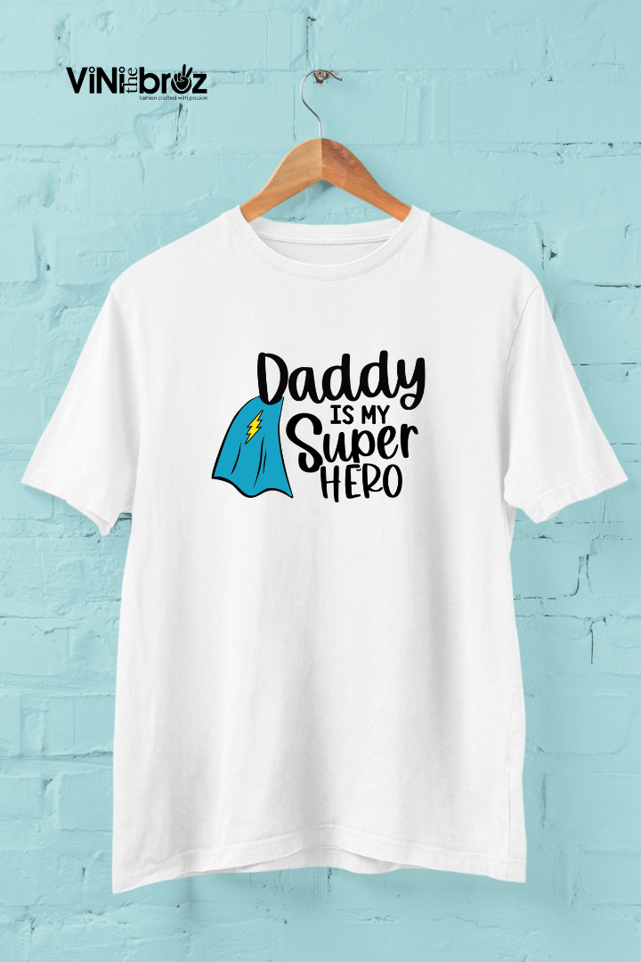 Dad Is My Superhero Unisex Regular T-shirt