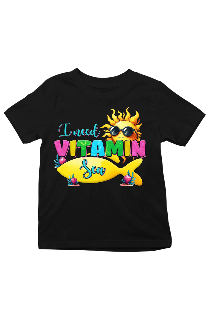 I Need Vitamin Sea Kids Unisex Fit t-shirt