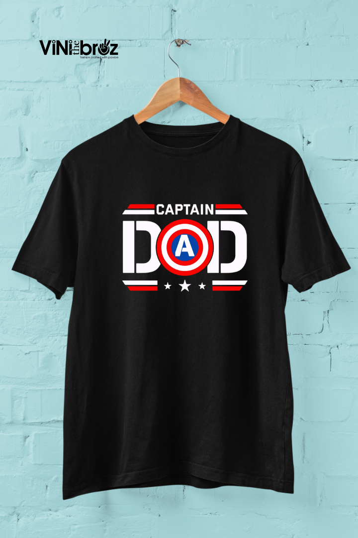 Captain Dad Unisex Regular T-shirt