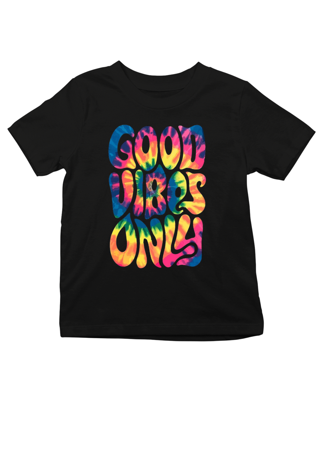 Good Vibes Only Cotton print Kids Unisex t-shirt