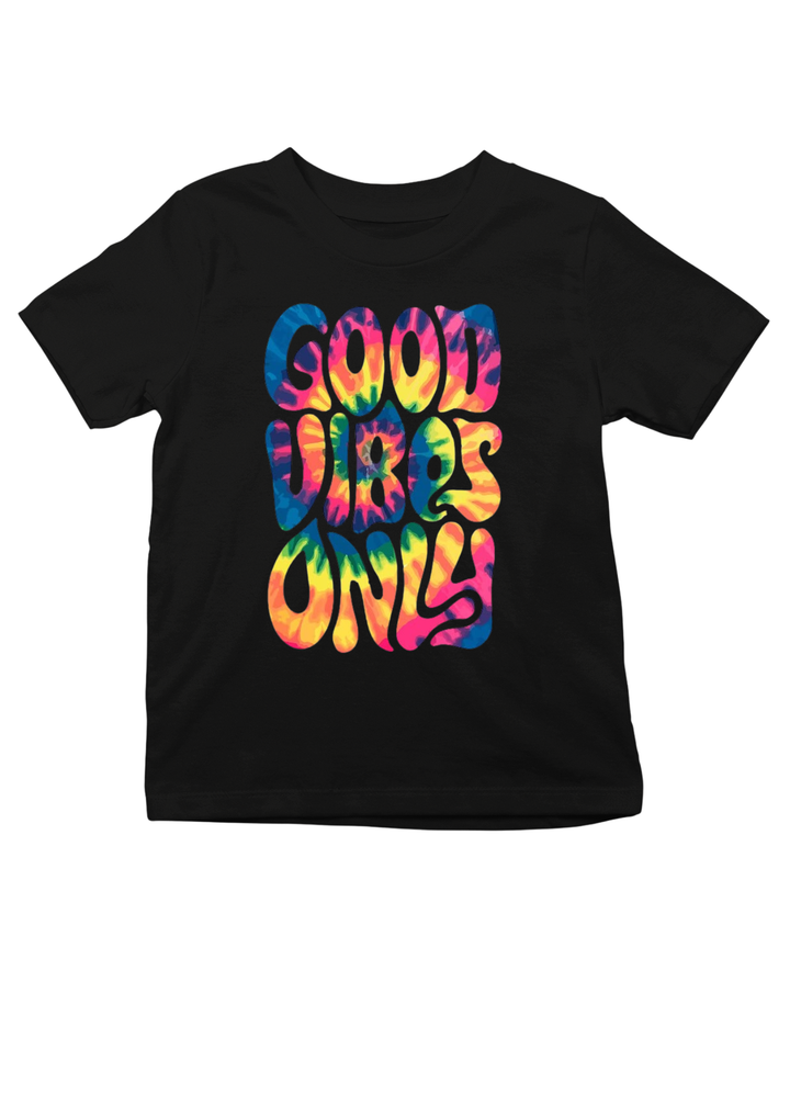 Good Vibes Only Cotton print Kids Unisex t-shirt